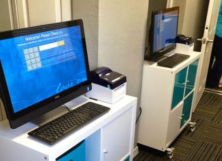 A Self Check-In machine in Hotel Locking system