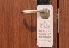 Free Hotel Room Door Hanger Coming!