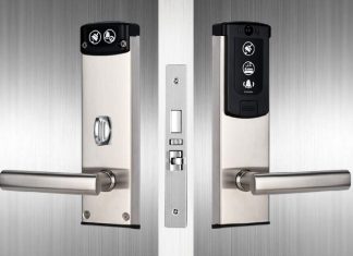 Hotel Lock with Do not disturb sign become popular