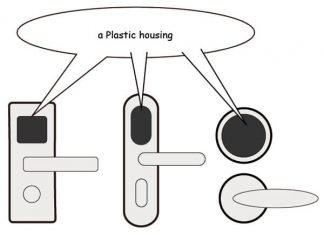 Why Does Any rfid Door Locks have plastics?